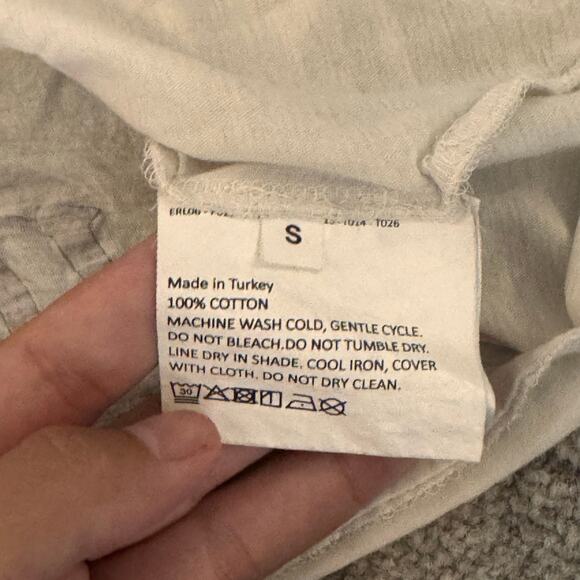 ERL Venice T-Shirt White Size Small - Used - Slim Cropped - Picture 5 of 5